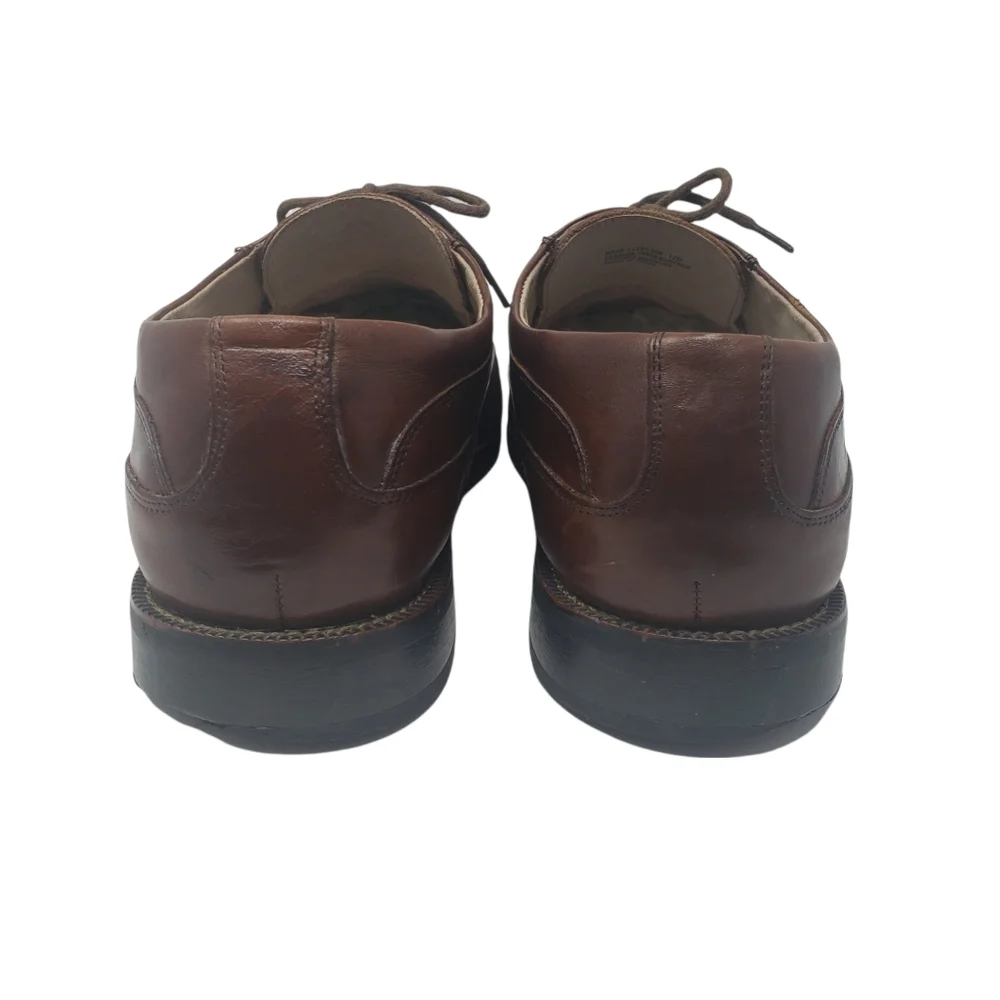 Florsheim Brown Leather Oxfords Size 12 D Lace‎ Up Square Toe